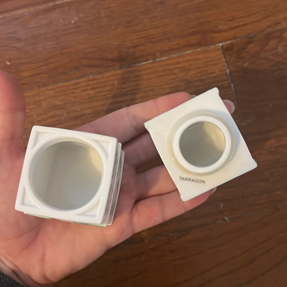 LENOX SPICE VILLAGE Vintage 1989 Tarragon Spice Jar Never Used - Picture 6 of 6